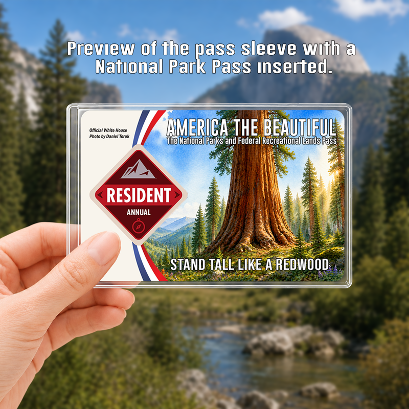 Rooted In Resistance National Park Pass Sleeve, Gift for Hikers