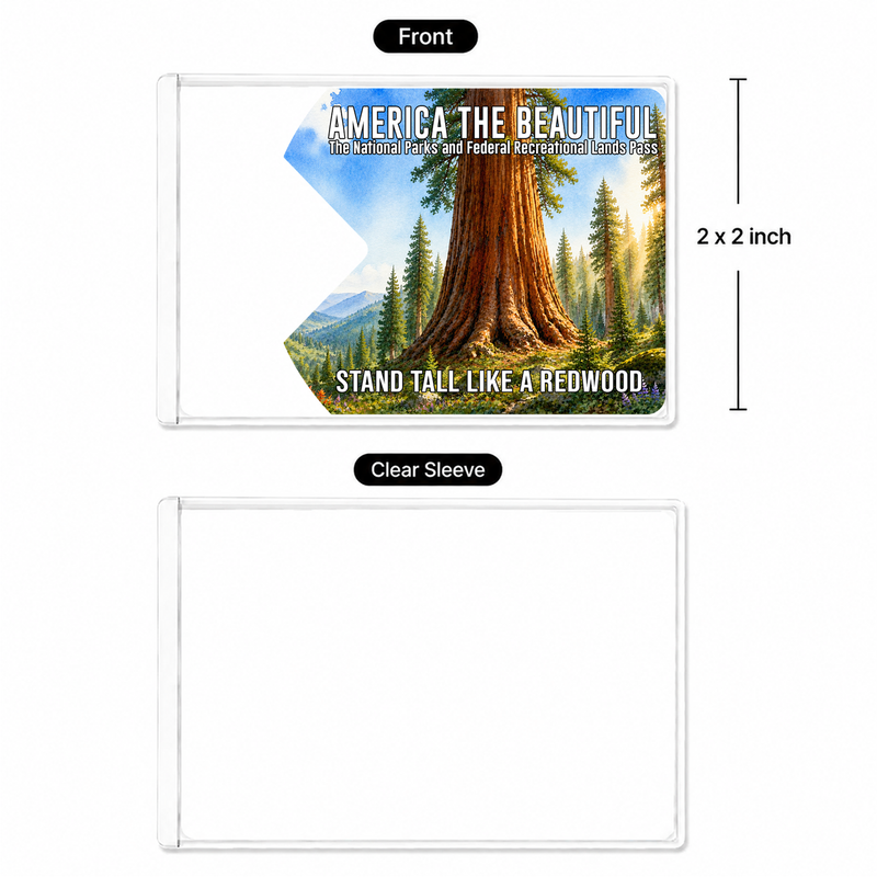 Rooted In Resistance National Park Pass Sleeve, Gift for Hikers