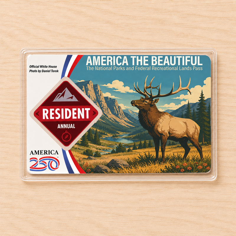National Park Pass Sleeve – America the Beautiful Card Holder Cover for Hikers & Travel Lovers