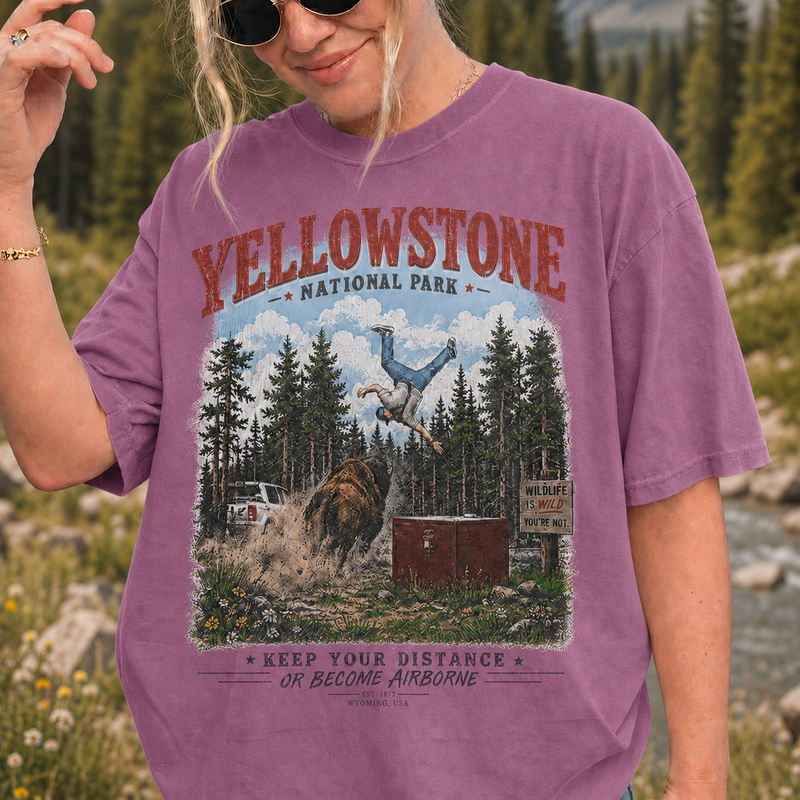 Do Not Pet the Fluffy Cows Shirt, Bison Yellowstone National Park T-Shirt, Gift for Wildlife Lovers