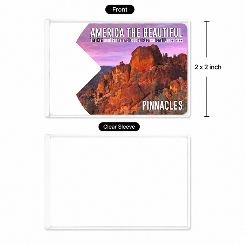 Pinnacles National Park Pass Sleeve | Gift for Hikers & Travel Lovers