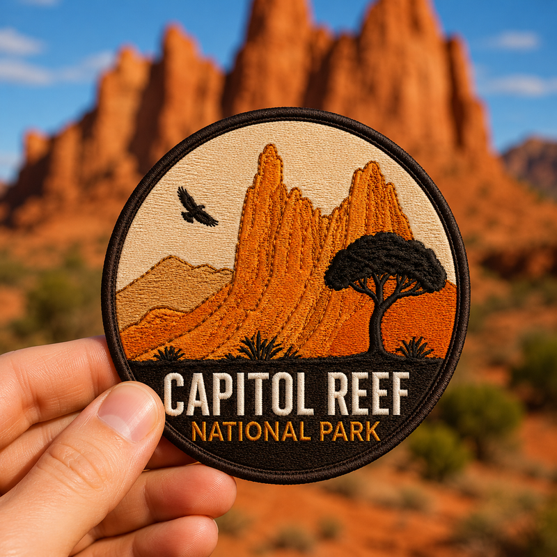 Capitol Reef National Park Iron-on Patch | Gift for Hikers & Travel Lovers