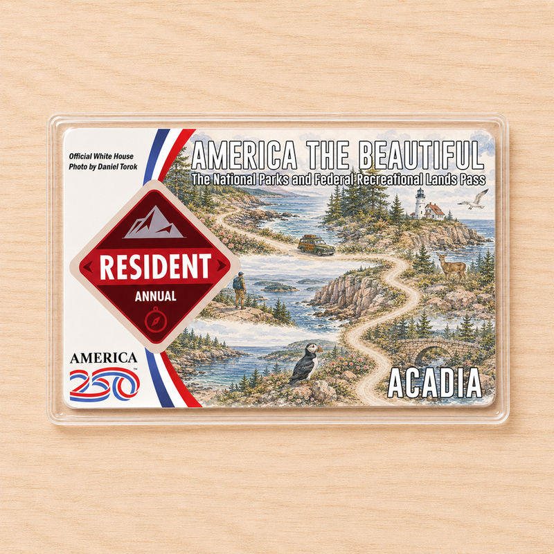 Custom National Park Map Pass Sleeve | Gifts for Hikers & Camp Lovers | Pass Protector