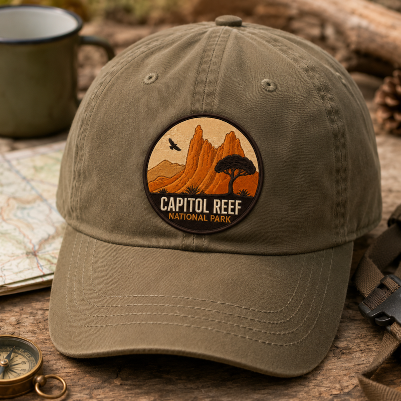 Capitol Reef National Park Iron-on Patch | Gift for Hikers & Travel Lovers
