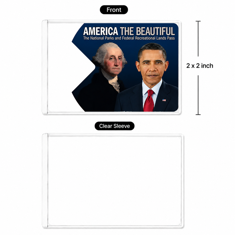National Park Pass Sleeve – Anti Trump Card Protector for Hikers & Travel Lovers