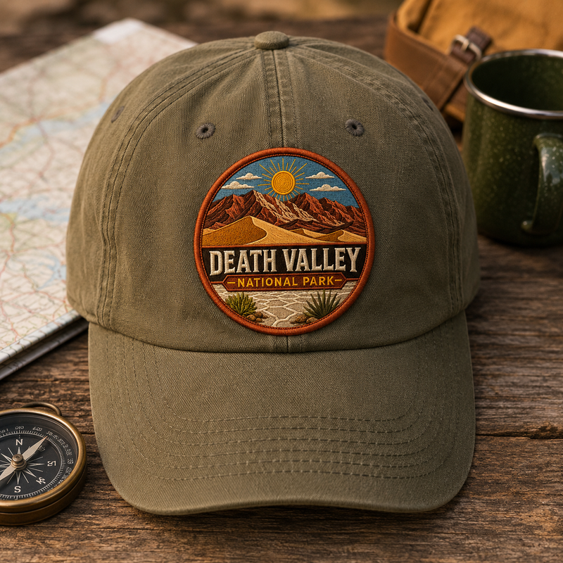Death Valley National Park Iron-on Patch | Gift for Hikers & Travel Lovers