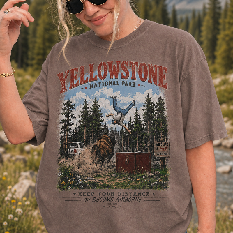 Do Not Pet the Fluffy Cows Shirt, Bison Yellowstone National Park T-Shirt, Gift for Wildlife Lovers
