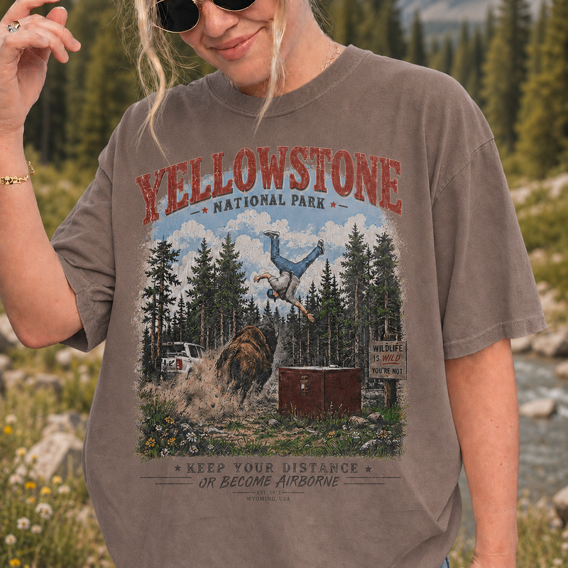 Do Not Pet the Fluffy Cows Shirt, Bison Yellowstone National Park T-Shirt, Gift for Wildlife Lovers