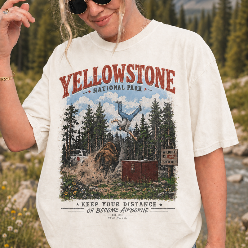 Do Not Pet the Fluffy Cows Shirt, Bison Yellowstone National Park T-Shirt, Gift for Wildlife Lovers
