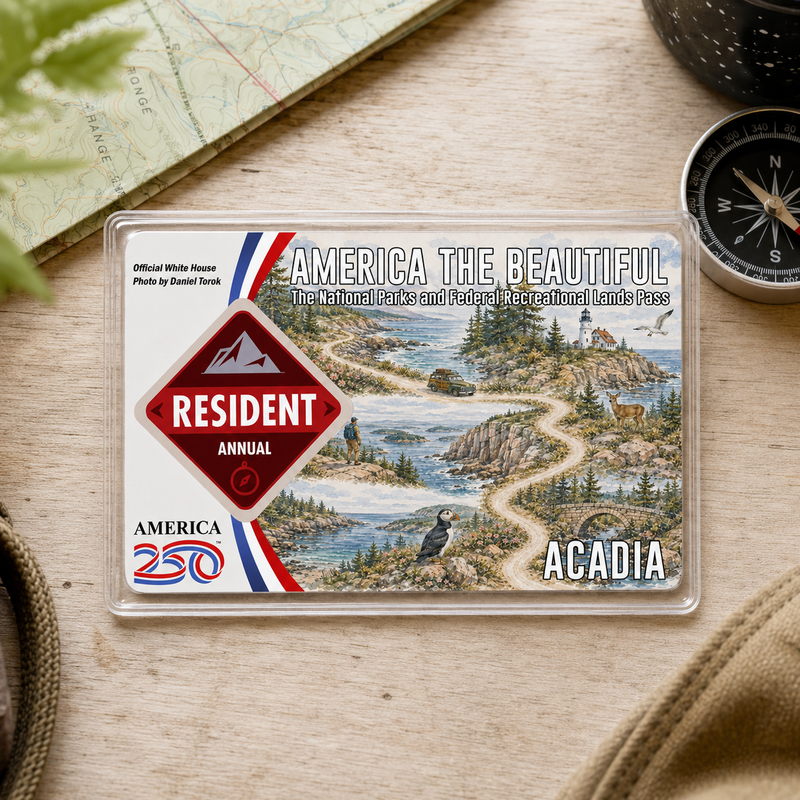 Custom National Park Map Pass Sleeve | Gifts for Hikers & Camp Lovers | Pass Protector