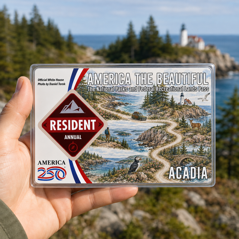 Custom National Park Map Pass Sleeve | Gifts for Hikers & Camp Lovers | Pass Protector