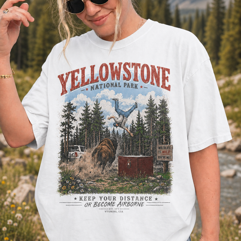 Do Not Pet the Fluffy Cows Shirt, Bison Yellowstone National Park T-Shirt, Gift for Wildlife Lovers