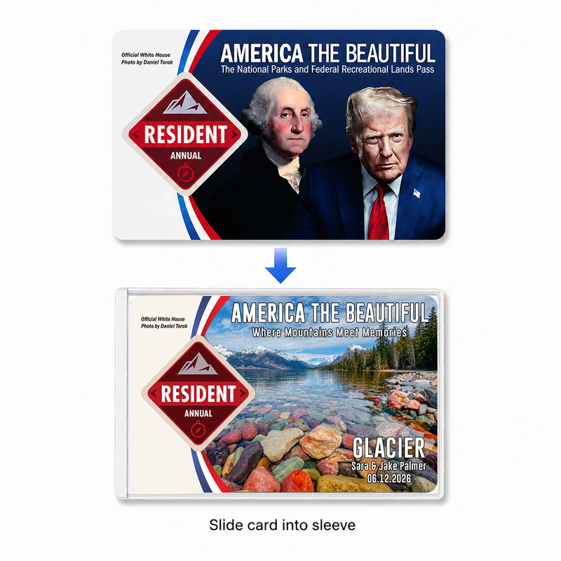 Personalized National Park Pass Sleeve | Gifts for Hikers & Camp Lovers