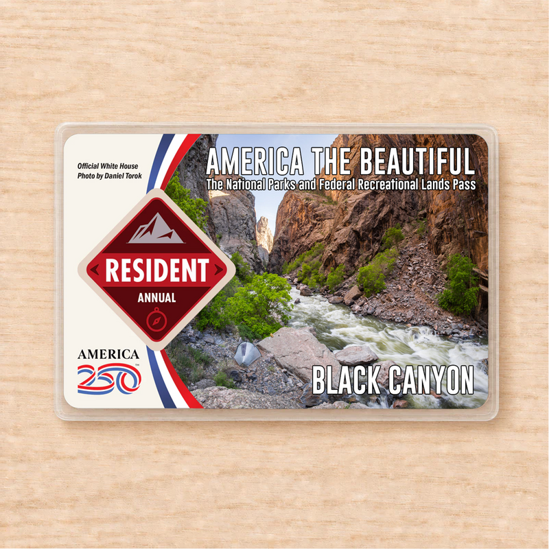 Black Canyon National Park Pass Sleeve | Gift For Hikers & Travel Lovers | Pass Protector