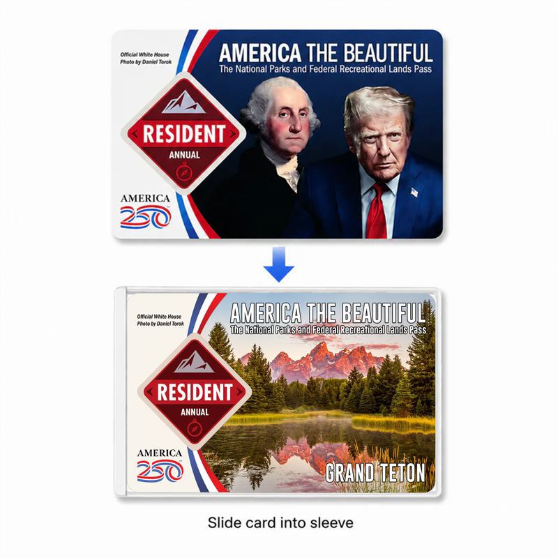 Grand Teton National Park Pass Holder - Gift For Hikers & Travel Lovers