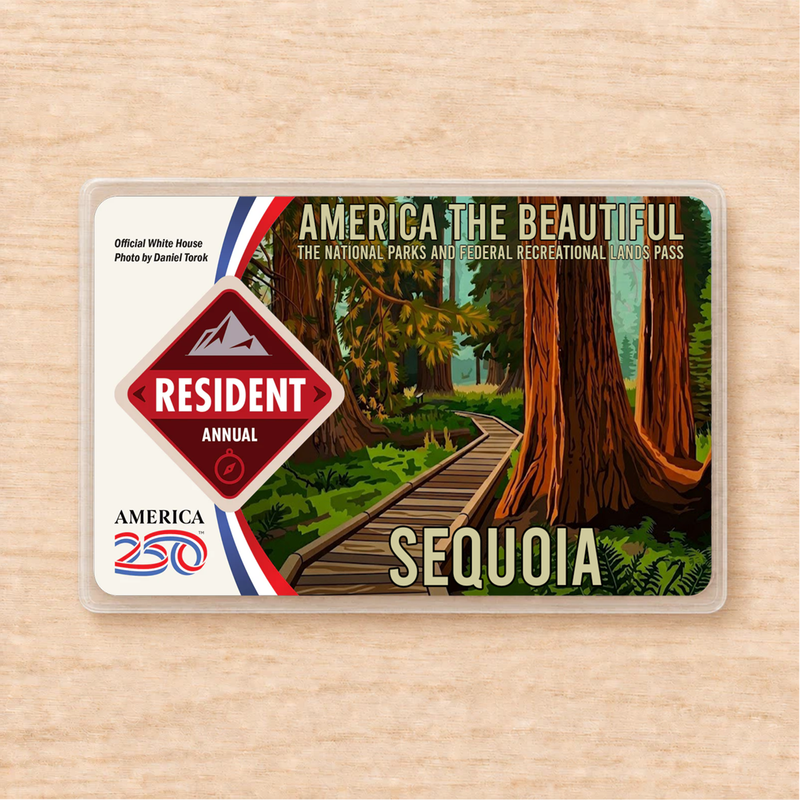 Sequoia National Park Pass Sleeve | Gift for Hikers & Campers