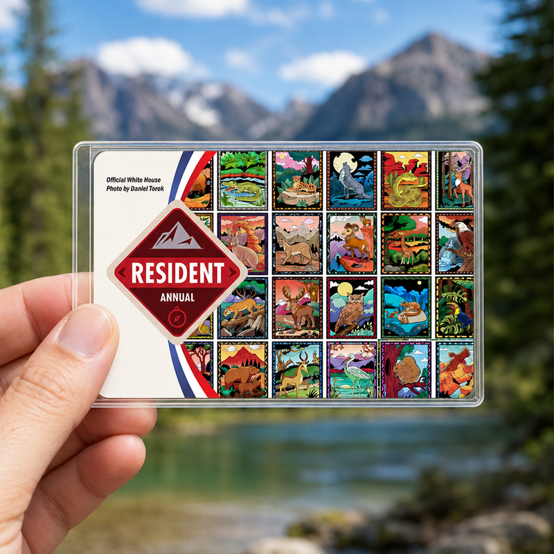 Wildlife National Park Pass Sleeve – Gift for Hikers & Campers