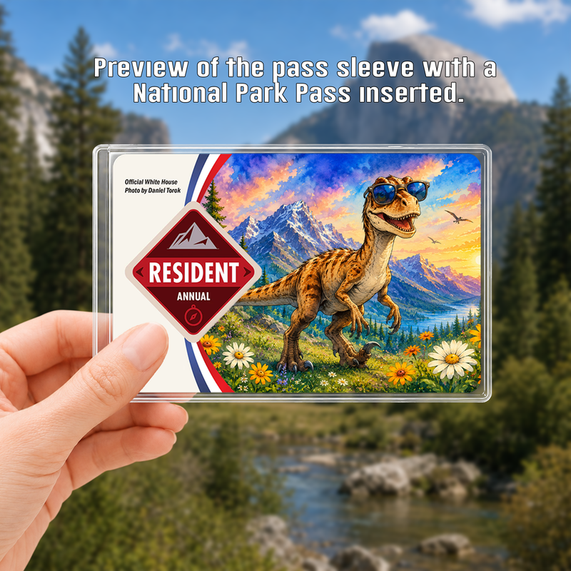 Dinosaur National Park Pass Sleeve | Outdoor Camper Gift