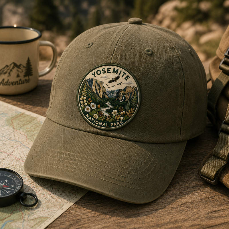 Yosemite Park Iron-on Patch | Gift for Hikers & Travel Lovers