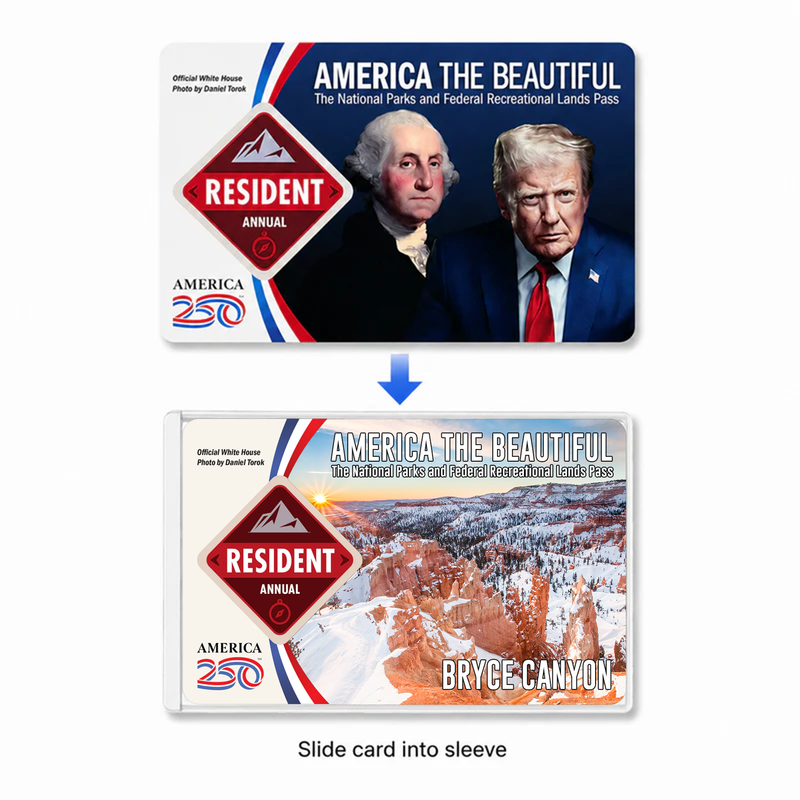 Bryce Canyon National Park Pass Sleeve | Gift For Hikers & Travel Lovers | Pass Protector