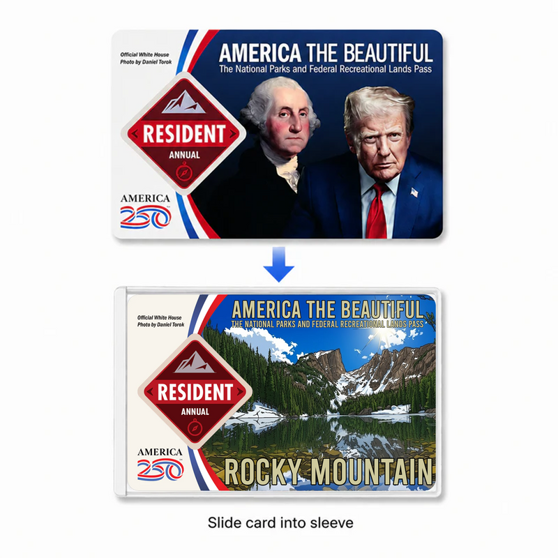Rocky Mountain National Park Pass Sleeve | Gift for Hikers & Campers