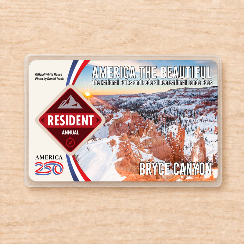 Bryce Canyon National Park Pass Sleeve | Gift For Hikers & Travel Lovers | Pass Protector