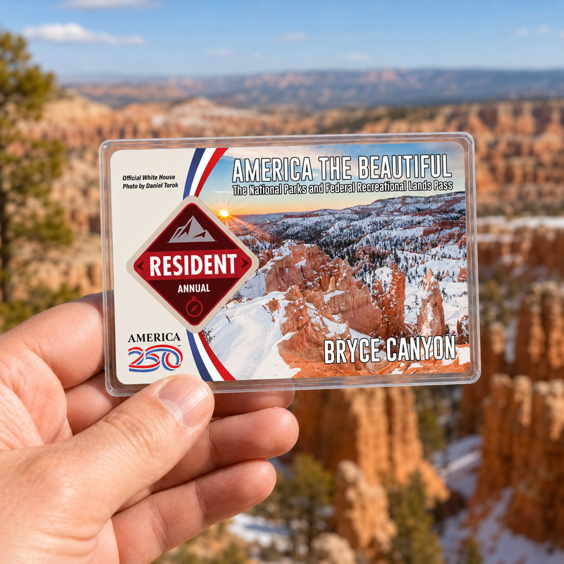 Bryce Canyon National Park Pass Sleeve | Gift For Hikers & Travel Lovers | Pass Protector