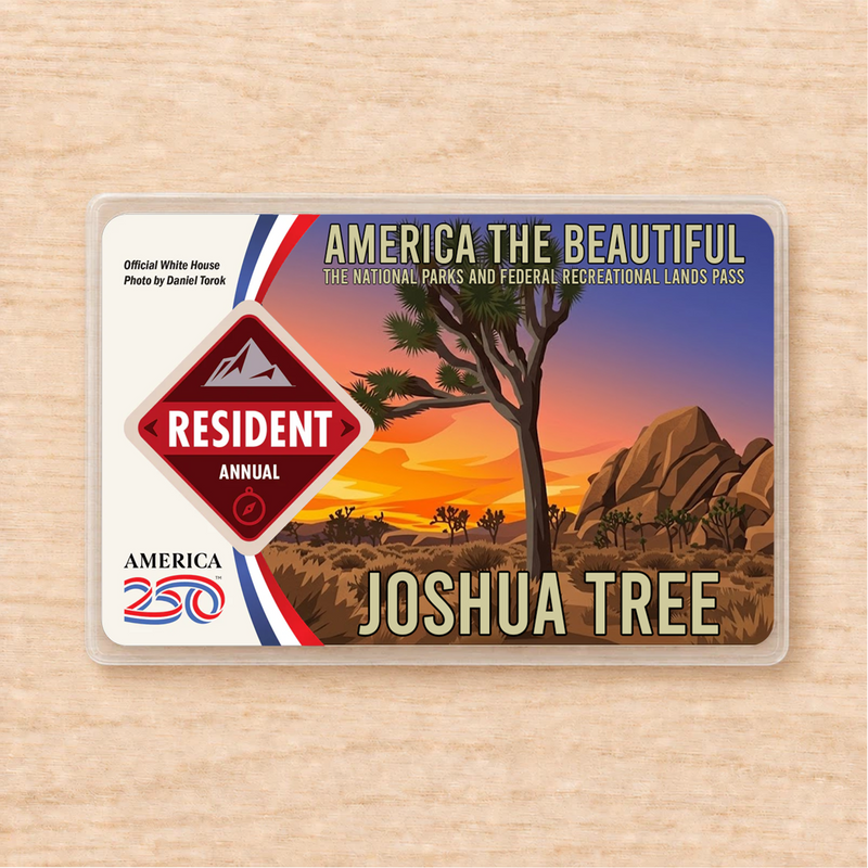 Joshua Tree National Park Pass Sleeve | Gift for Hikers & Campers