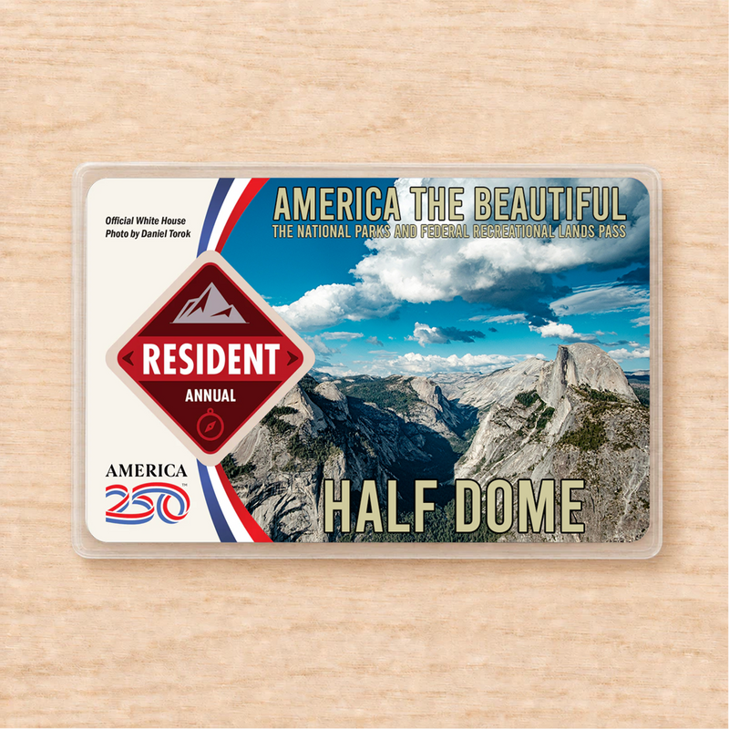 Half Dome Yosemite National Park Pass Sleeve | Gift for Hikers & Climbers