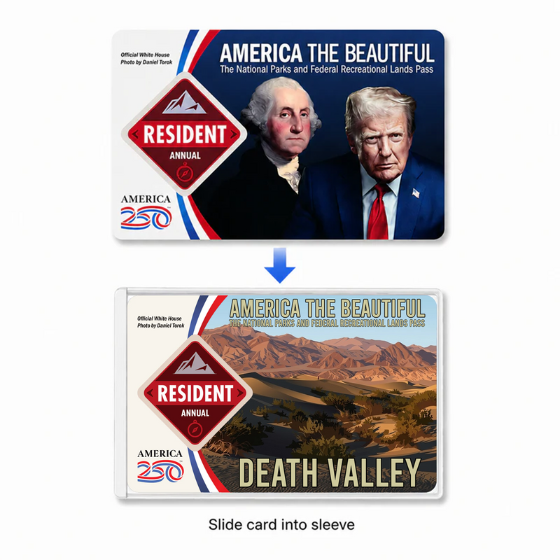 Death Valley National Park Pass Sleeve | Gift for Hikers & Desert Explorers