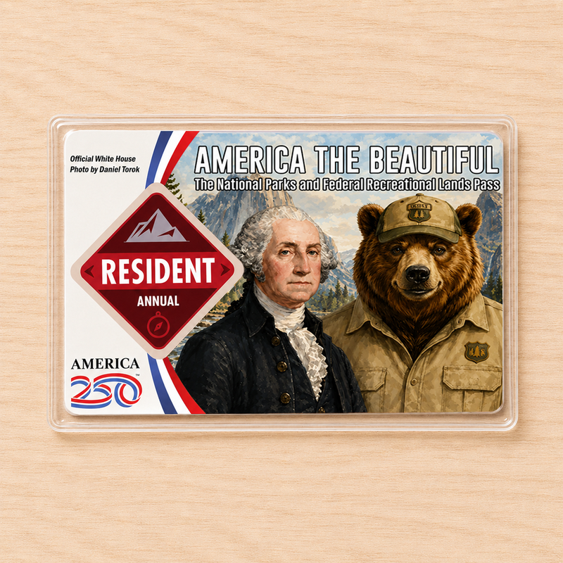 Anti Trump Card Protect Our Parks – National Park Pass Sleeve for Hikers & Travel Lovers