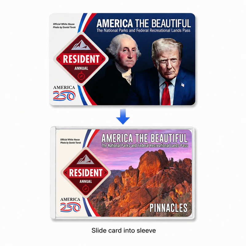 Pinnacles National Park Pass Sleeve | Gift for Hikers & Travel Lovers