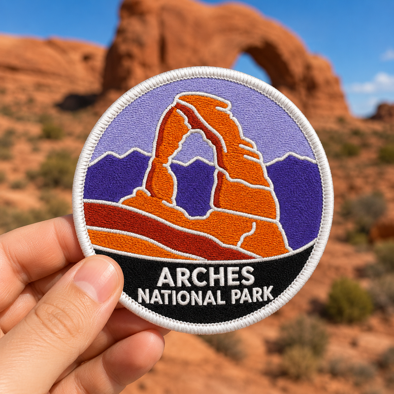 Arches National Park Iron-on Patch | Gift for Hikers & Travel Lovers