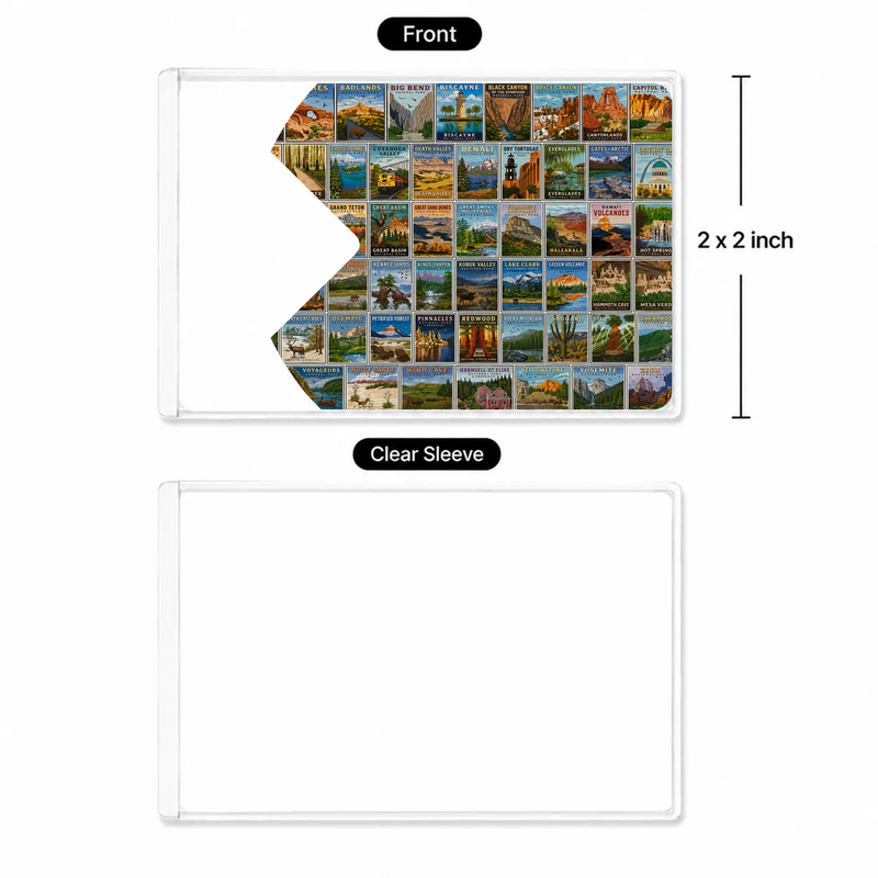 All National Parks Pass Sleeve | Gift for Park Collectors & Hikers