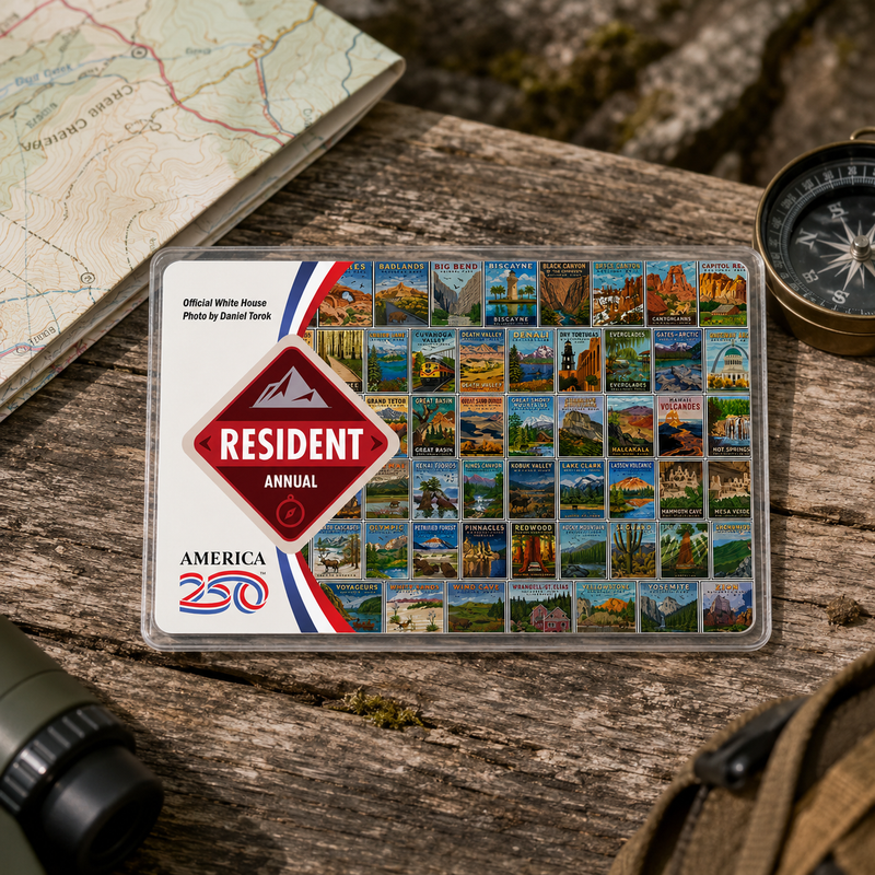 All National Parks Pass Sleeve | Gift for Park Collectors & Hikers