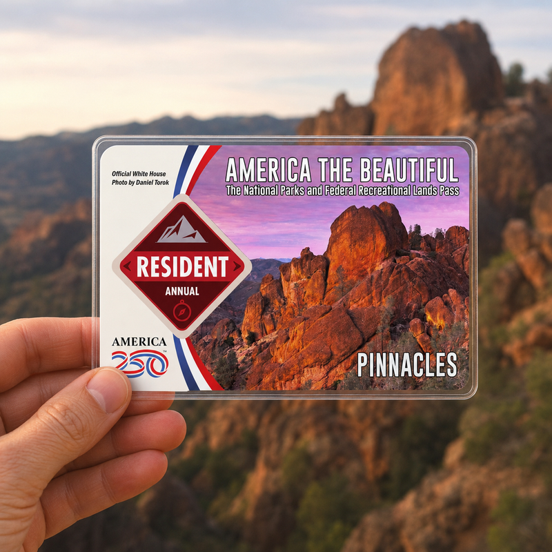 Pinnacles National Park Pass Sleeve | Gift for Hikers & Travel Lovers