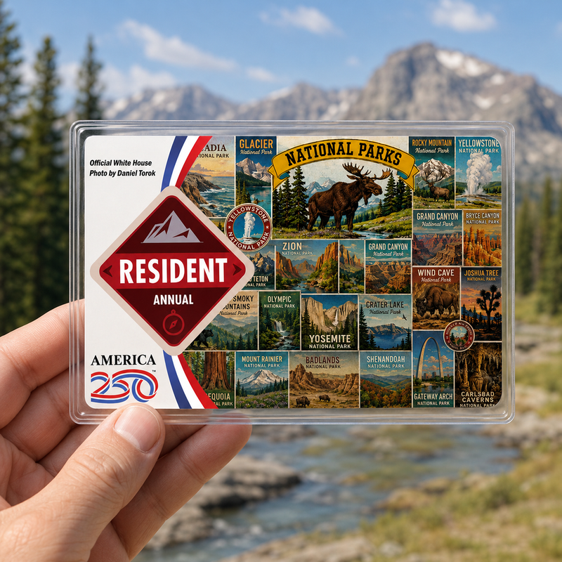 All National Park Pass Sleeve | Gifts for Hikers & Camp Lovers | Pass Protector