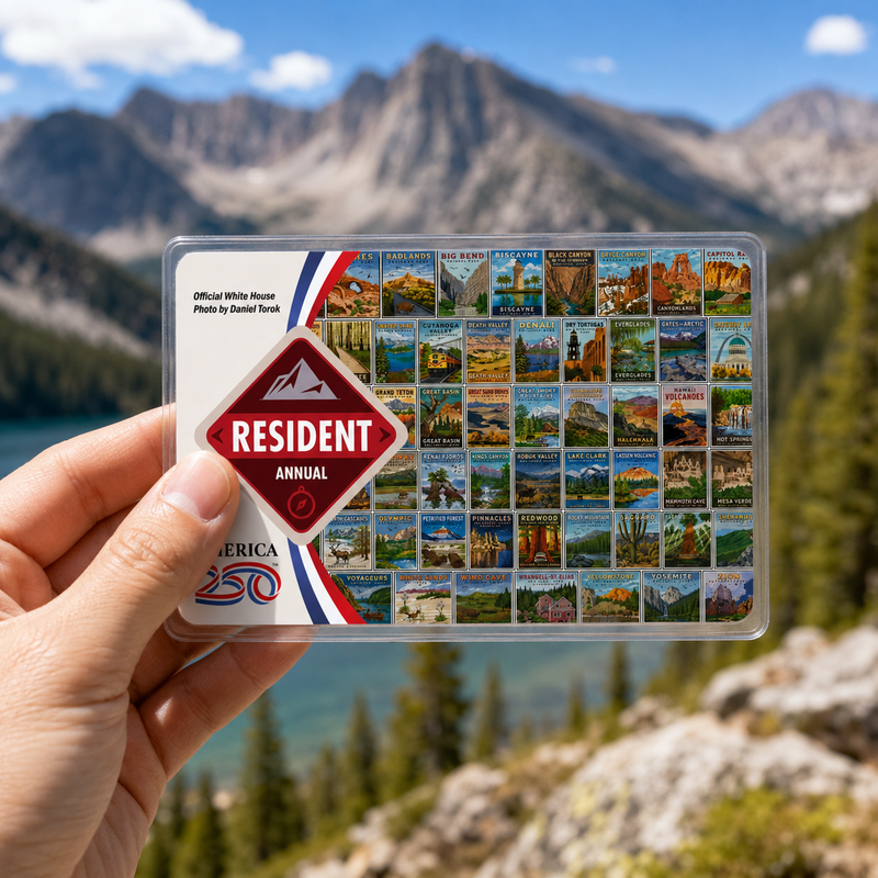 All National Parks Pass Sleeve | Gift for Park Collectors & Hikers