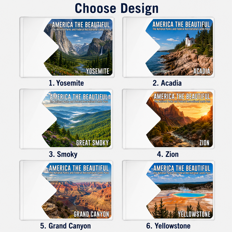 National Park Pass Sleeve | America the Beautiful Pass Holder | Gifts for Hikers