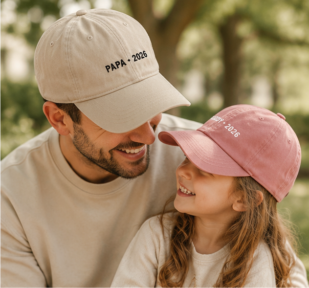 Personalized Embroidered Daddy Hat, Father's Day Gift From Kids