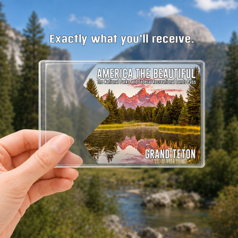 Grand Teton National Park Pass Holder - Gift For Hikers & Travel Lovers