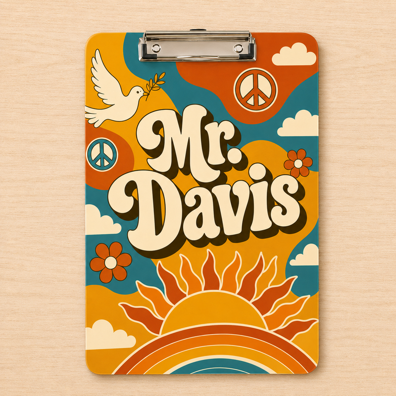 Acrylic Paper Clipboard Gift for Teachers | Durable Clear Clipboard for Office & School Supplies