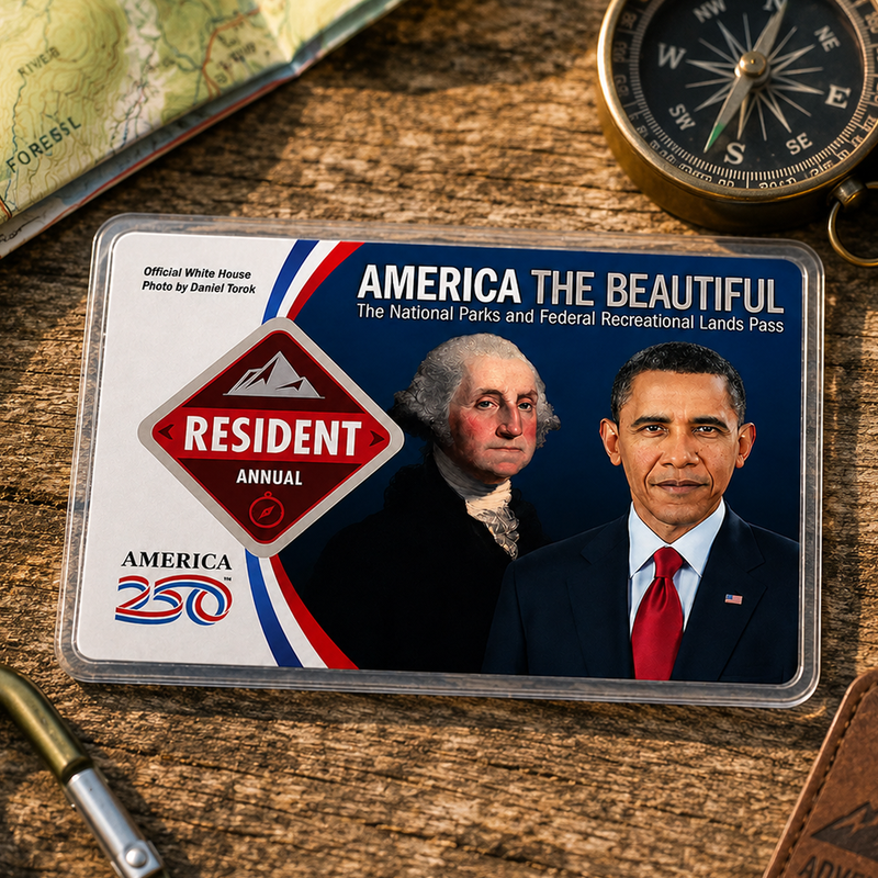 National Park Pass Sleeve – Anti Trump Card Protector for Hikers & Travel Lovers