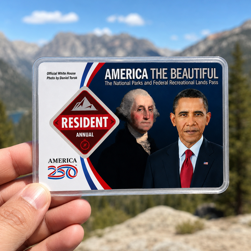 National Park Pass Sleeve – Anti Trump Card Protector for Hikers & Travel Lovers