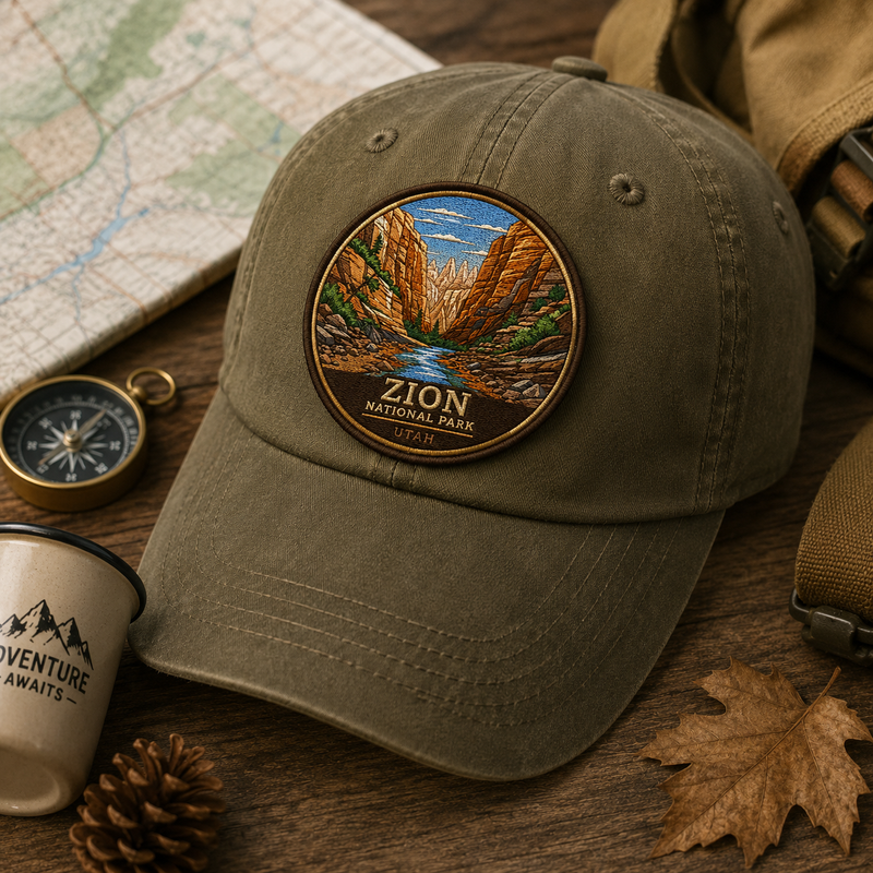 Zion National Park Iron-on Patch | Gift for Hikers & Travel Lovers