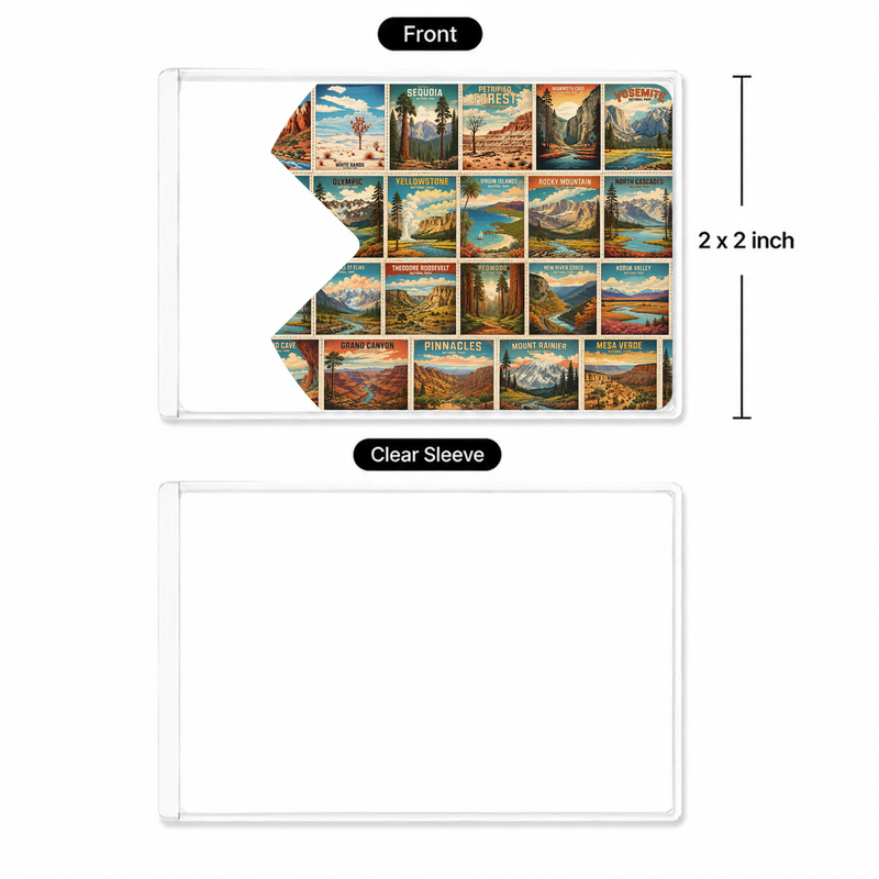 All National Parks Pass Sleeve | Gift for Hikers & Park Collectors