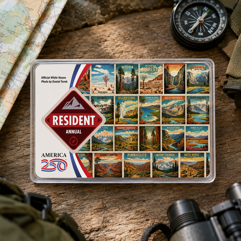 All National Parks Pass Sleeve | Gift for Hikers & Park Collectors