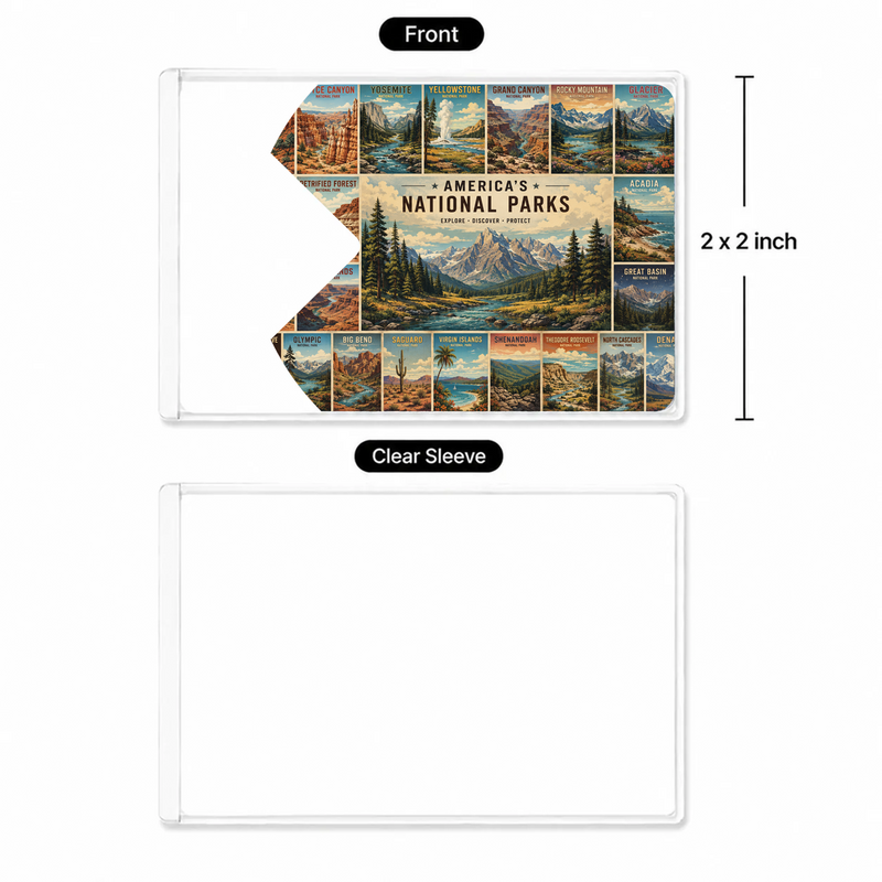 All National Parks Pass Sleeve | Outdoor Keepsake Gift for Hikers