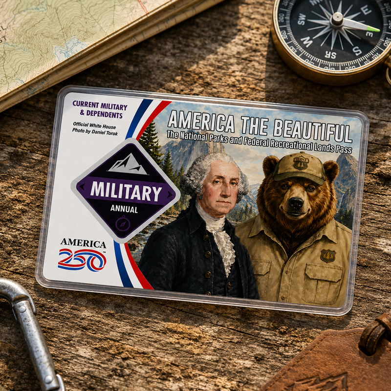 Anti Trump Card Protect Our Parks – National Park Pass Sleeve for Hikers & Travel Lovers