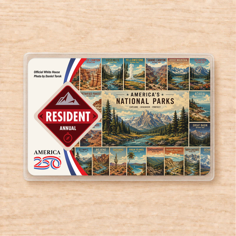 All National Parks Pass Sleeve | Outdoor Keepsake Gift for Hikers